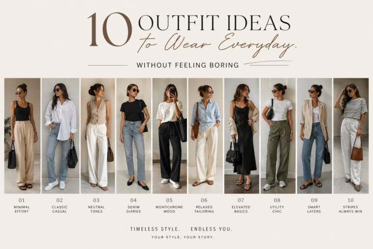 10 Outfit Ideas to Wear Everyday. Without Feeling Boring